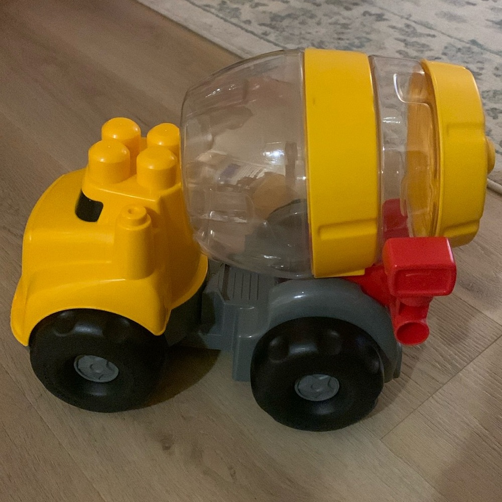Concrete Mixer Mega Block Toy Truck